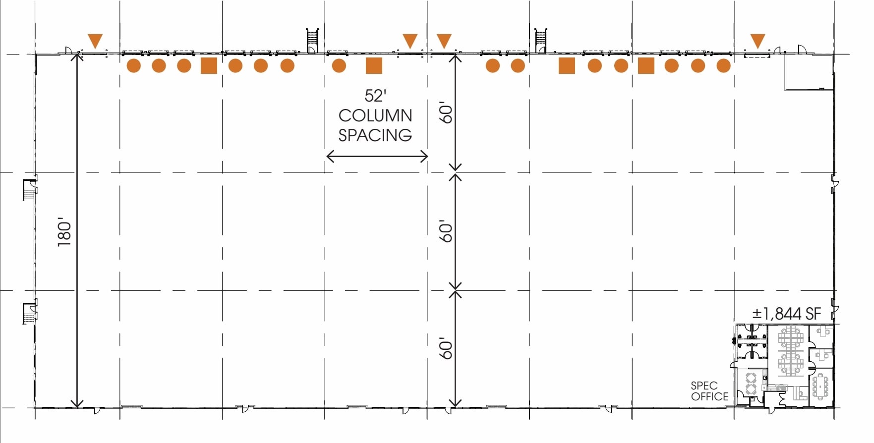 15305 Compark Blvd, Parker, CO à louer Plan d’étage- Image 1 de 2