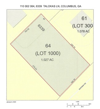 Plus de détails pour 6339 Talokas, Columbus, GA - Terrain à vendre