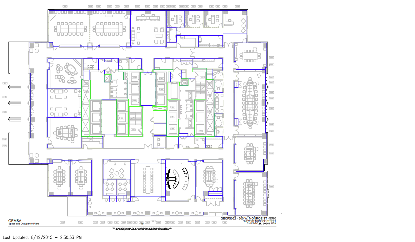 500 West Monroe St, Chicago, IL for lease Floor Plan- Image 1 of 1