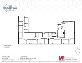 1200 Shermer Rd, Northbrook, IL for lease Floor Plan- Image 1 of 1