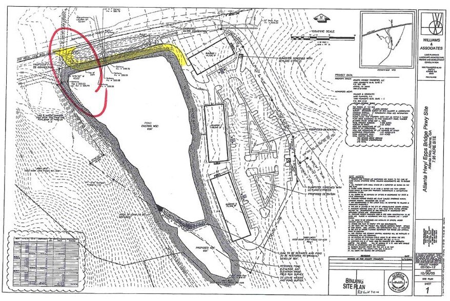 3011 Atlanta Hwy, Athens, GA à vendre - Plan cadastral - Image 2 de 4
