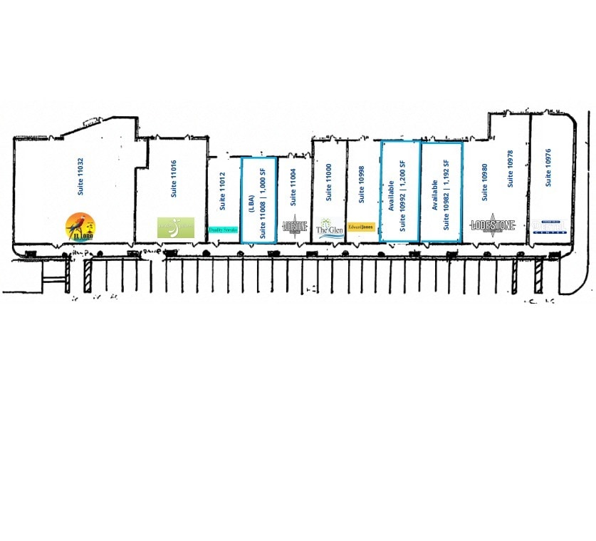 10976-11032 Cedar Lake Rd, Minnetonka, MN à louer Plan d’étage- Image 1 de 1