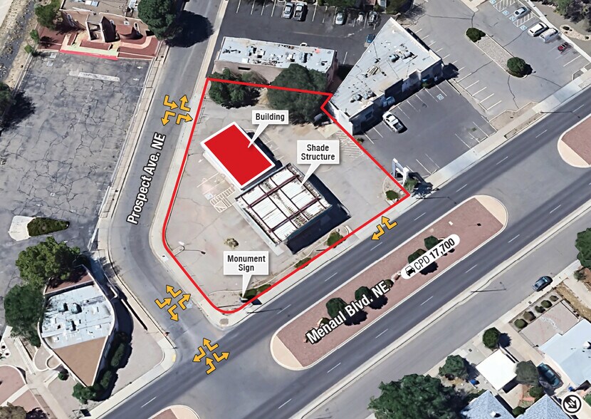 10710 Menaul Blvd NE, Albuquerque, NM à louer - Photo du bâtiment - Image 2 de 7