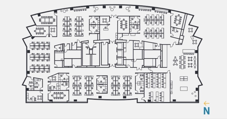 2100 Powell St, Emeryville, CA à louer Plan d’étage- Image 1 de 1