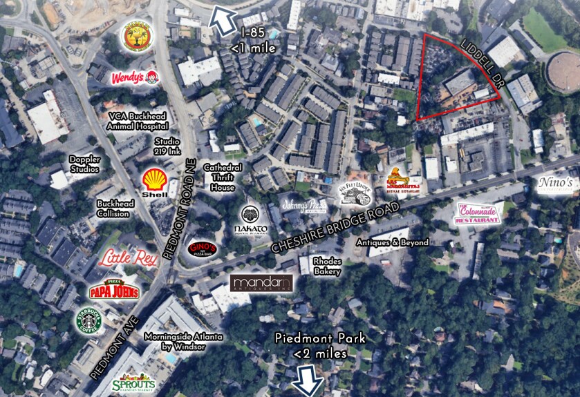2070 Liddell Dr NE, Atlanta, GA à louer - Photo du bâtiment - Image 2 de 6