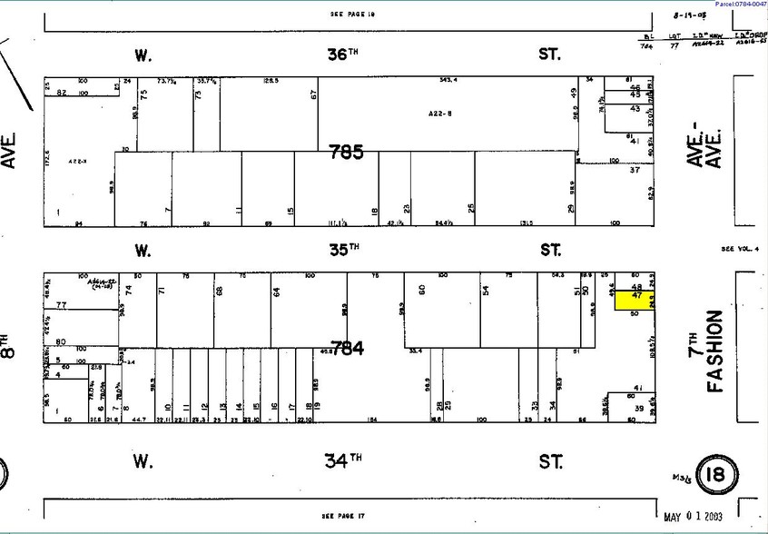 458 Seventh Ave, New York, NY à vendre - Plan cadastral - Image 1 de 1