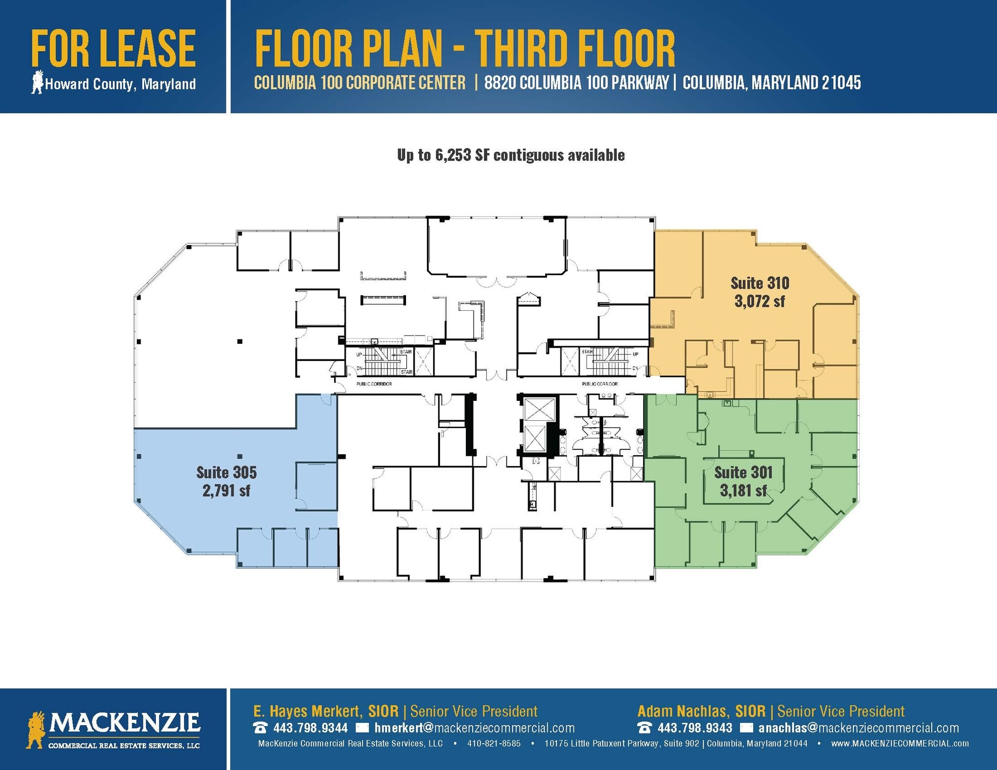 8820 Columbia 100 Pky, Columbia, MD for lease Floor Plan- Image 1 of 1