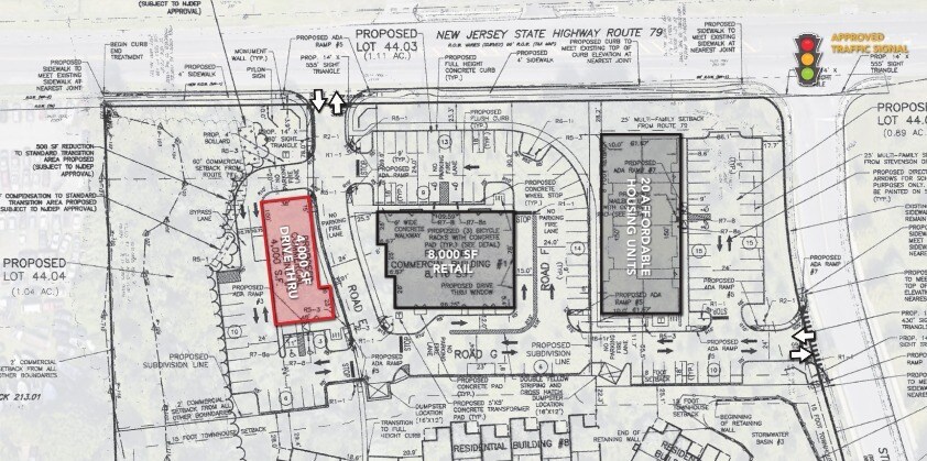 Route 79, Marlboro, NJ à louer - Plan de site - Image 2 de 3