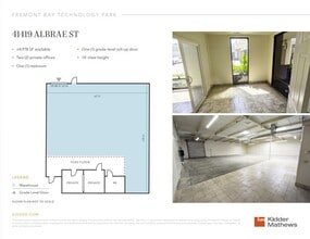 41509-41545 Albrae St, Fremont, CA à louer Plan d’étage- Image 1 de 1