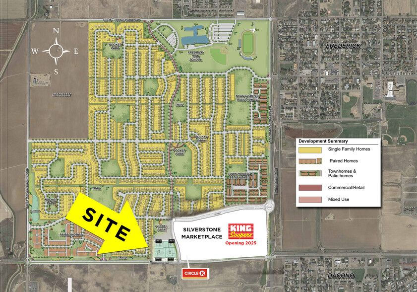 NWC William Bailey Ave, Dacono, CO for lease - Aerial - Image 2 of 2