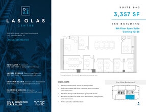 450 E Las Olas Blvd, Fort Lauderdale, FL à louer Plan d’étage- Image 1 de 2