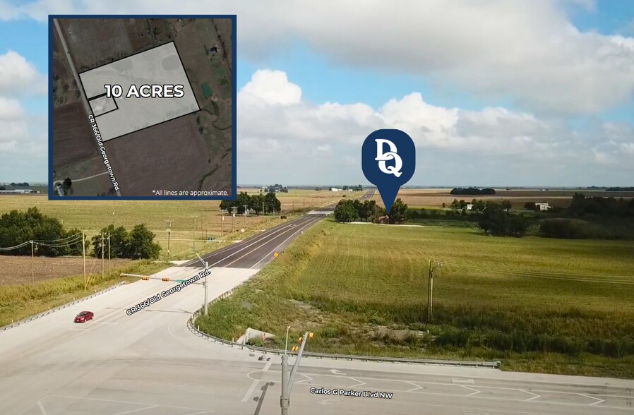 3910 Old Georgetown Rd, Taylor, TX à vendre - Aérien - Image 2 de 3