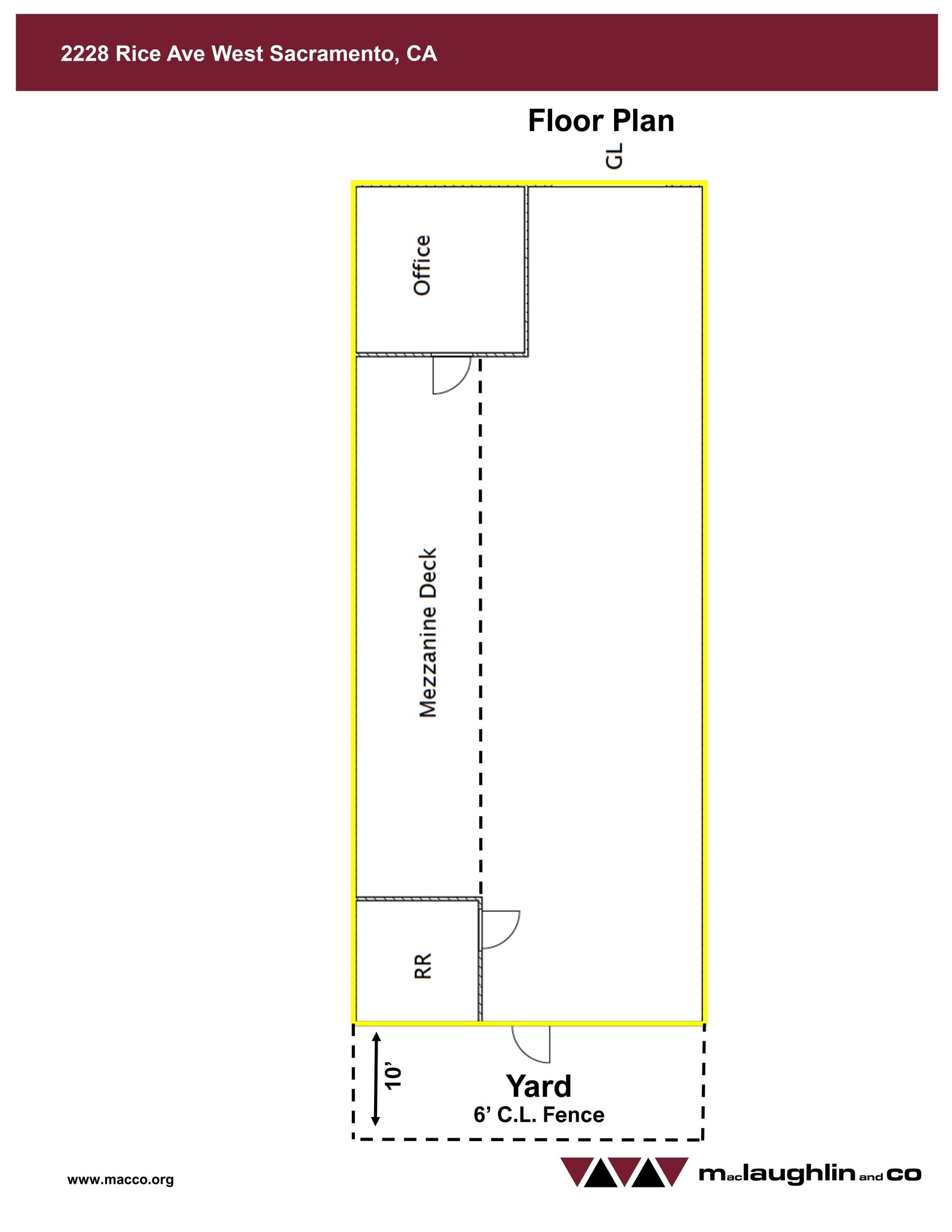 2222-2228 Rice Ave, West Sacramento, CA for lease Site Plan- Image 1 of 1