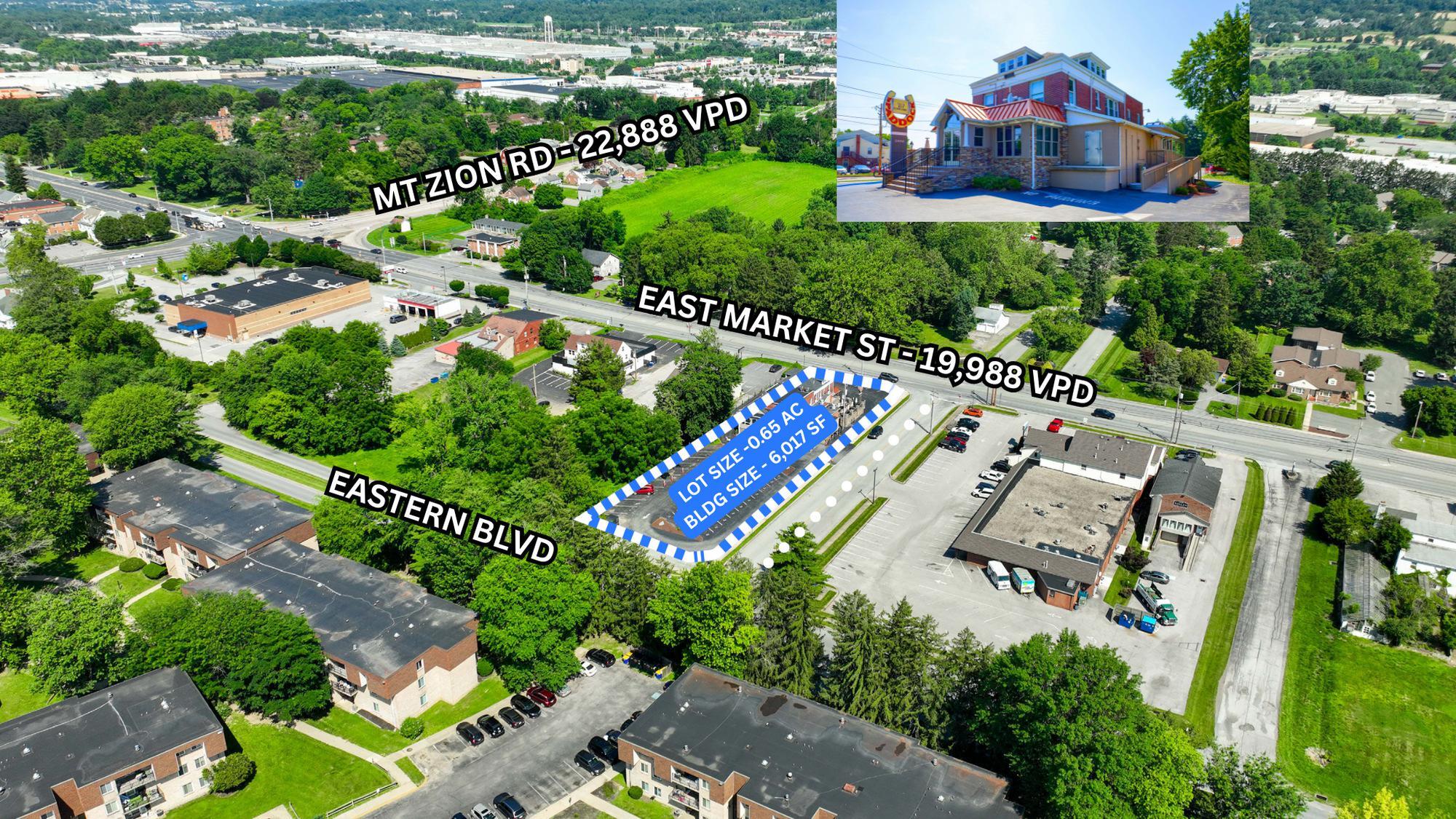 3406 E Market St, York, PA for lease Aerial- Image 1 of 16