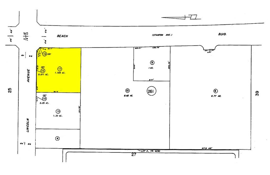 3000-3020 W Lincoln Ave, Anaheim, CA à louer - Plan cadastral - Image 2 de 9