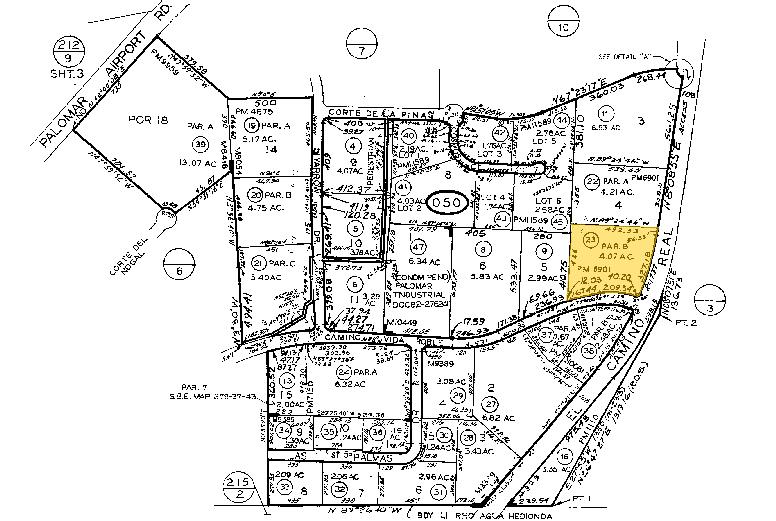 6353 El Camino Real, Carlsbad, CA for lease - Plat Map - Image 3 of 3