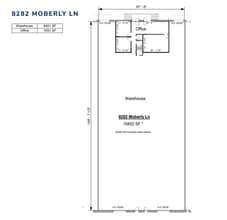 8242-8296 Moberly Ln, Dallas, TX à louer Plan d’étage- Image 1 de 1