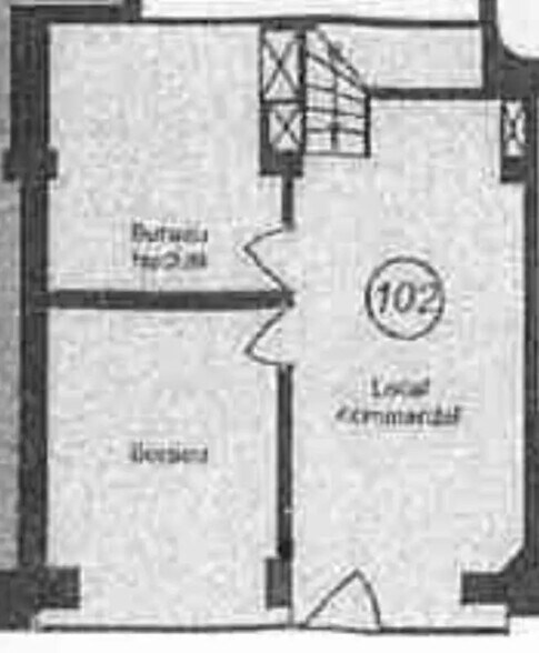 Commerce de détail dans Paris à vendre - Plan d’étage - Image 3 de 4