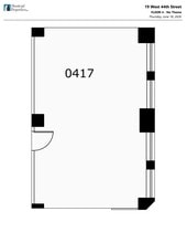 19 W 44th St, New York, NY for lease Floor Plan- Image 1 of 1