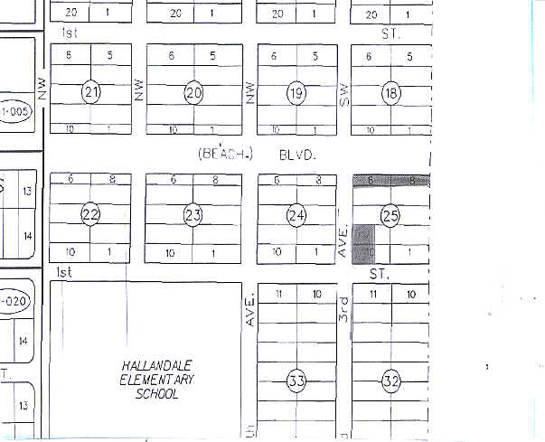 221 W Hallandale Beach Blvd, Hallandale Beach, FL à louer - Plan cadastral - Image 3 de 46