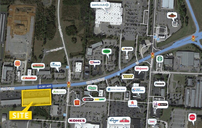 2705 Old Fort Pky, Murfreesboro, TN à louer - Aérien - Image 2 de 2