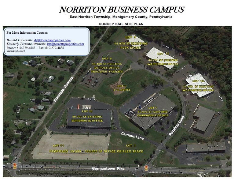 W Germantown Pike, East Norriton Township, PA à louer - Plan de site - Image 2 de 3