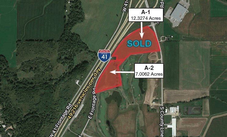 Interstate 41, Wrightstown, WI for sale - Aerial - Image 1 of 1