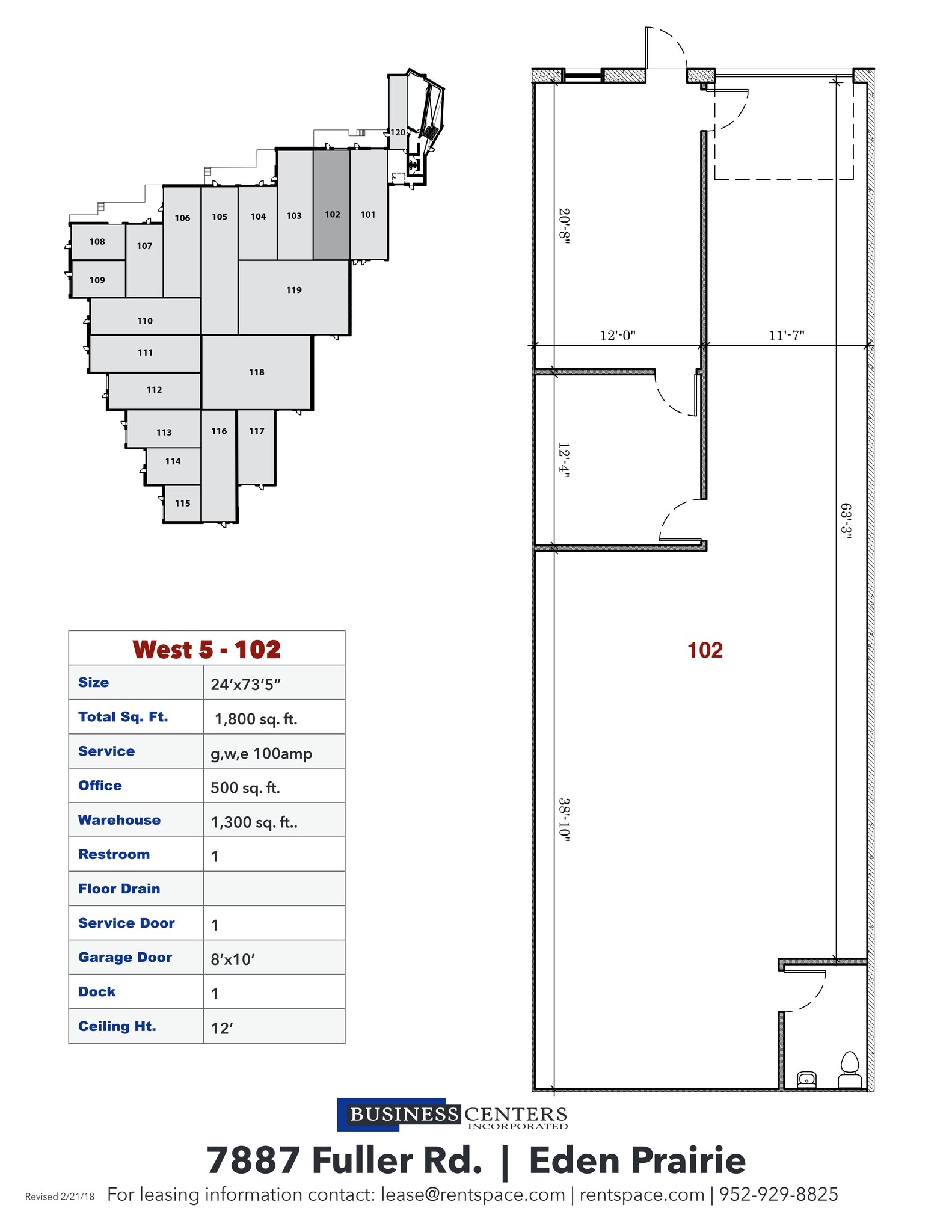 7887 Fuller Rd, Eden Prairie, MN à louer Plan de site- Image 1 de 1