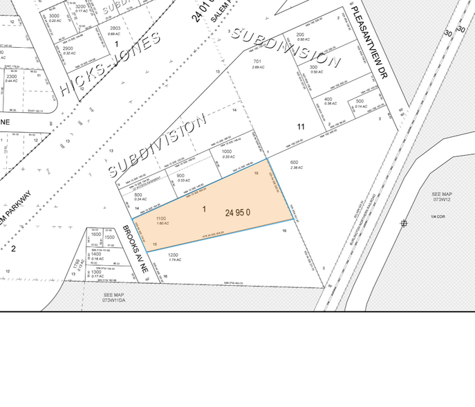 3526 Brooks Ave NE, Salem, OR à louer - Plan cadastral - Image 2 de 2
