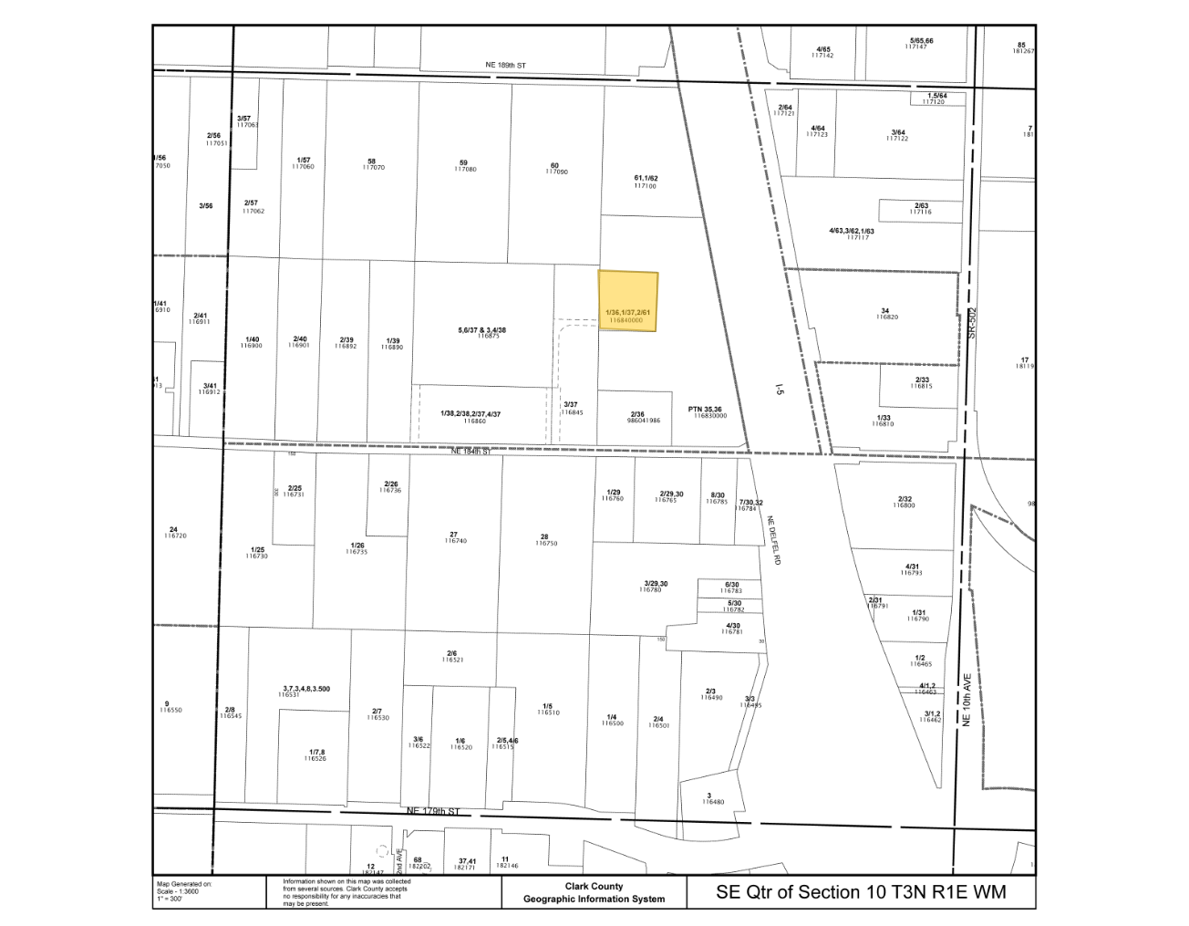406 NE 184th St, Ridgefield, WA à louer Plan cadastral- Image 1 de 65