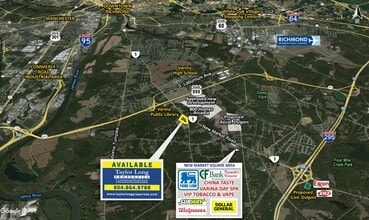 2091 New Market Rd, Richmond, VA - AERIAL  map view - Image1