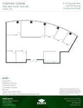 2601-2603 Main St, Irvine, CA à louer Plan d’étage- Image 1 de 1