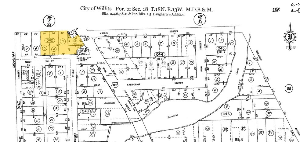 16 W Valley St, Willits, CA à louer - Plan cadastral - Image 2 de 23