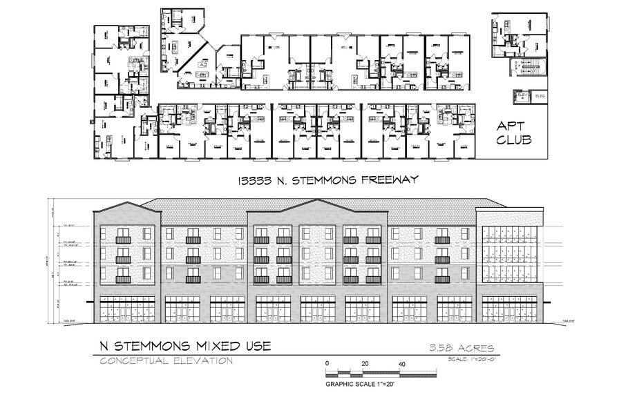 13333 N Stemmons Fwy, Dallas, TX for sale - Typical Floor Plan - Image 2 of 11