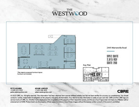 2441 Warrenville Rd, Lisle, IL à louer Plan d  tage- Image 1 de 2