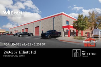 Plus de détails pour 257 Elliott Rd, Henderson, NV - Industriel à louer