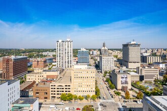 101 SW Adams St, Peoria, IL - Aérien  Vue de la carte