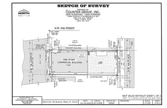 5525 NW 7th Ave, Miami, FL à louer Plan de site- Image 2 de 11