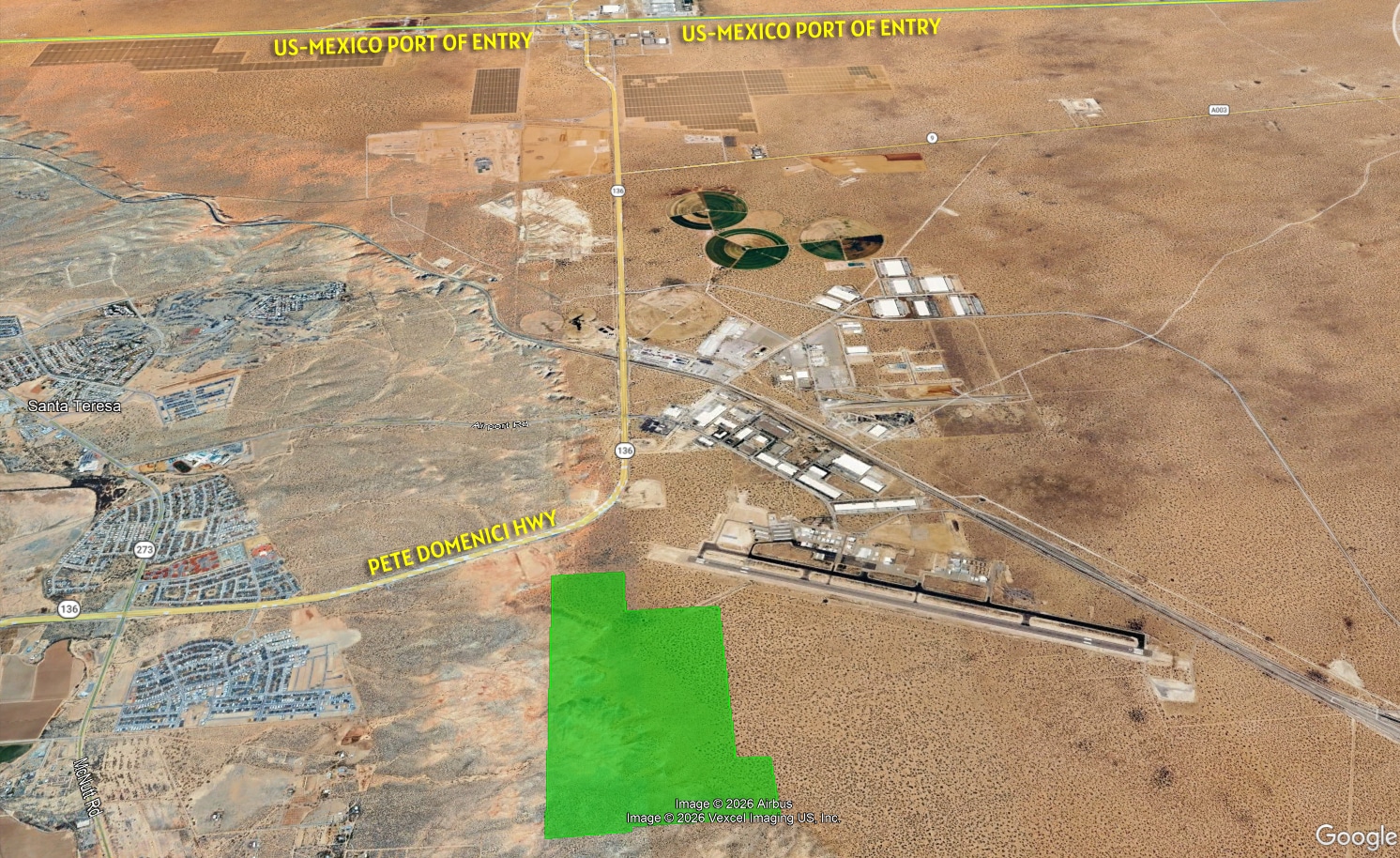 TBD Pete V Domenici Hwy, Santa Teresa, NM for sale Building Photo- Image 1 of 7