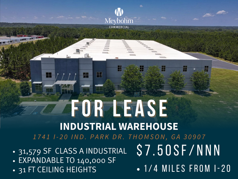 1741 I20 Industrial Park Dr, Thomson, GA à vendre - Photo du b timent - Image 1 de 1