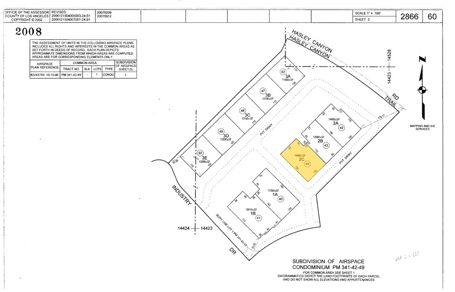 28715-28727 W Industry Dr, Valencia, CA for sale - Plat Map - Image 2 of 21
