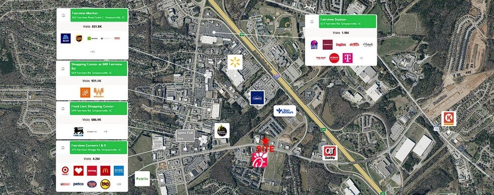 252 Harrison Bridge Rd, Simpsonville, SC à louer - Photo du bâtiment - Image 2 de 2