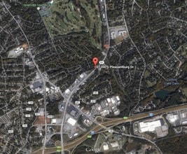 1200 S Pleasantburg Dr, Greenville, SC - Aerial  map view