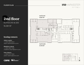 150 Harvester Dr, Burr Ridge, IL for lease Floor Plan- Image 2 of 7