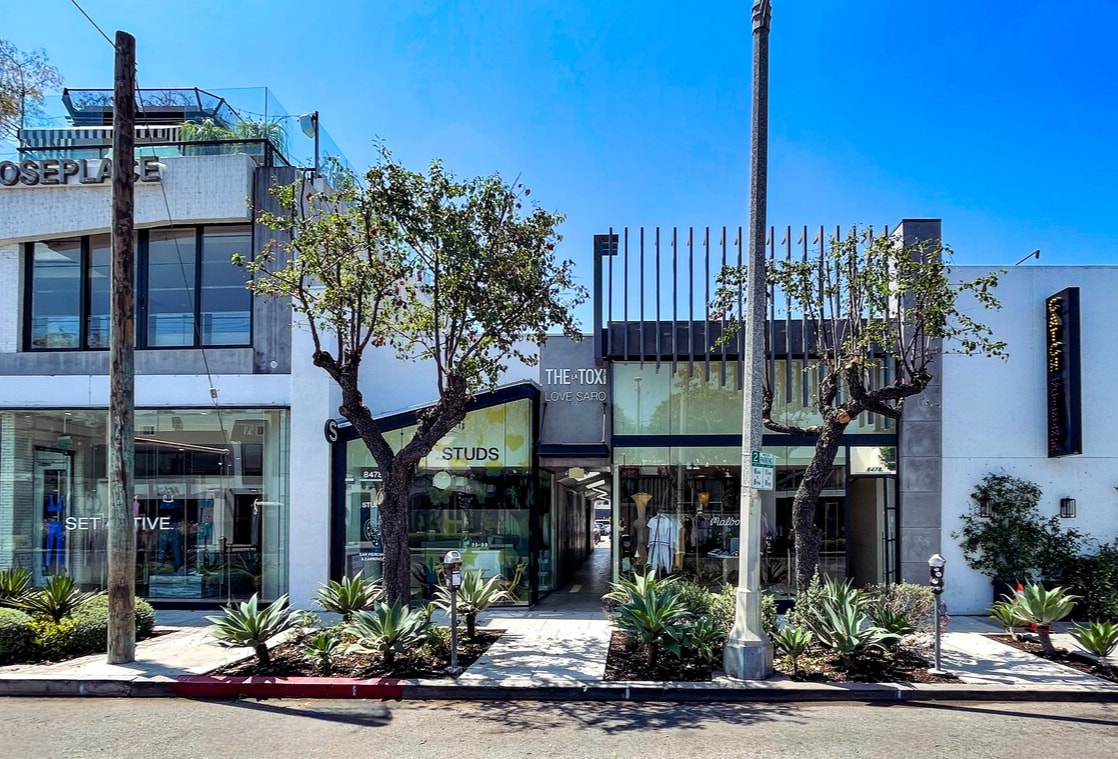 8478-8480 Melrose Pl, Los Angeles, CA for lease Building Photo- Image 1 of 8