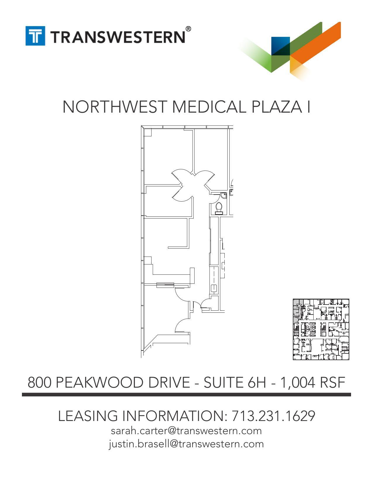 800 Peakwood Dr, Houston, TX for lease Floor Plan- Image 1 of 2