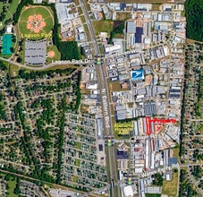 521-531 Oliver Rd, Montgomery, AL - Aérien  Vue de la carte