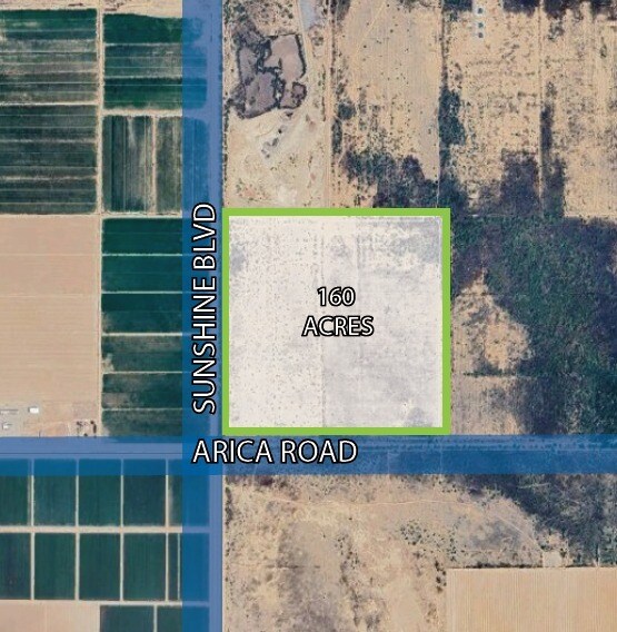 NEC Sunshine & Arica Road blvd, Eloy, AZ for sale - Aerial - Image 2 of 2