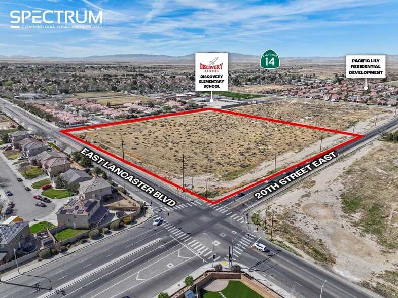 20th St E & Lancaster Blvd, Lancaster, CA for sale - Building Photo - Image 2 of 7