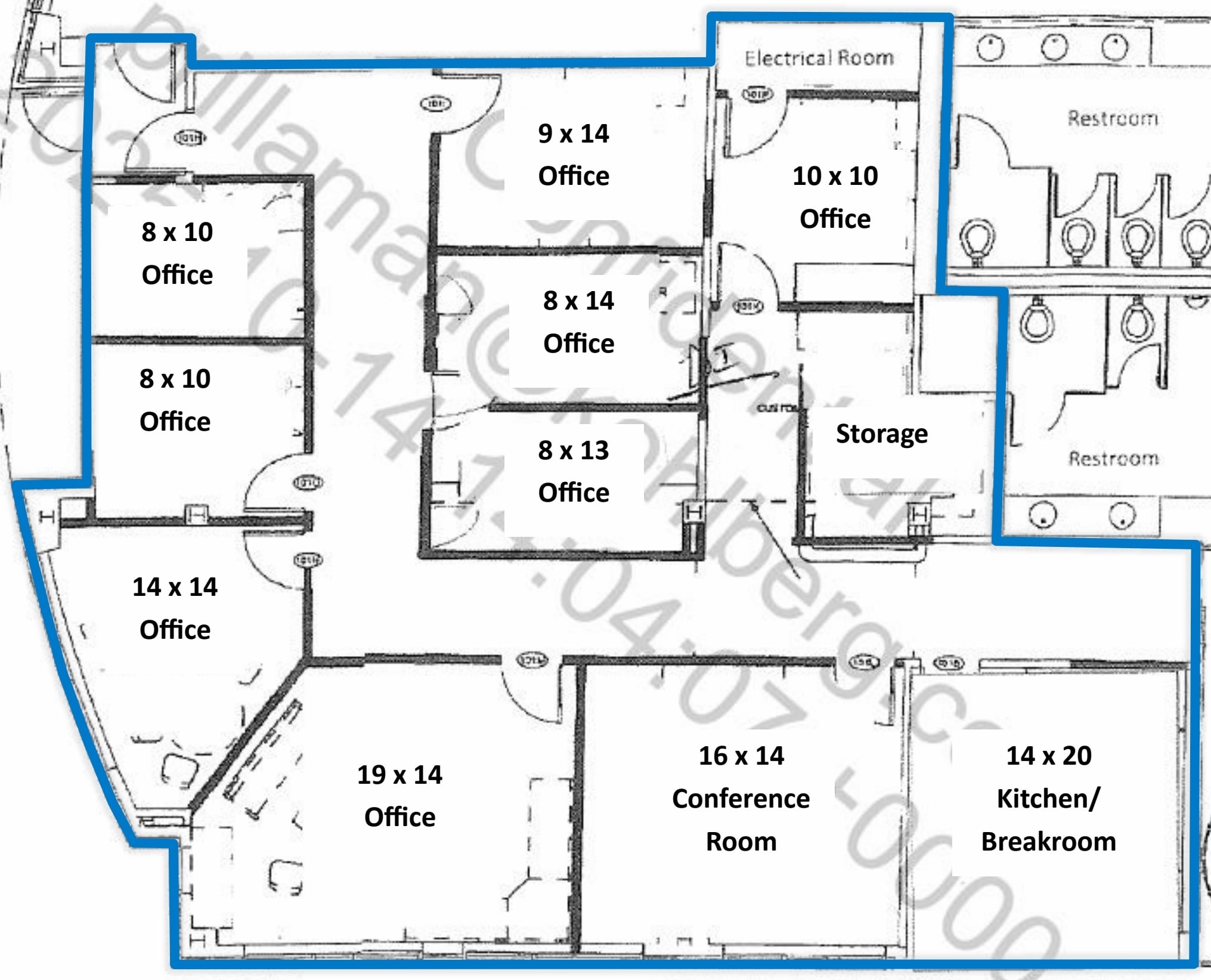 2528 Independence Blvd, Wilmington, NC à louer Plan d’étage- Image 1 de 1